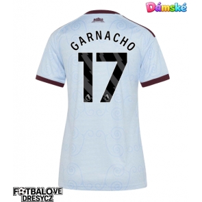 Aston Villa Alejandro Garnacho #17 Dámské Alternativní Dres 2026-27 Krátký Rukáv Aston Villa Alejandro Garnacho #17 Dámské Alternativní Dres 2026-27 Krátký Rukáv